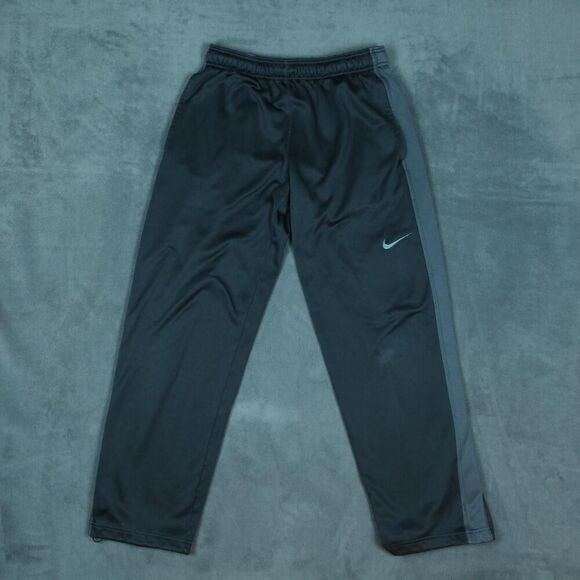 Nike Therma-Fit Pants Mens Medium Black Gray Athletic Training Track Joggers - Picture 1 of 11
